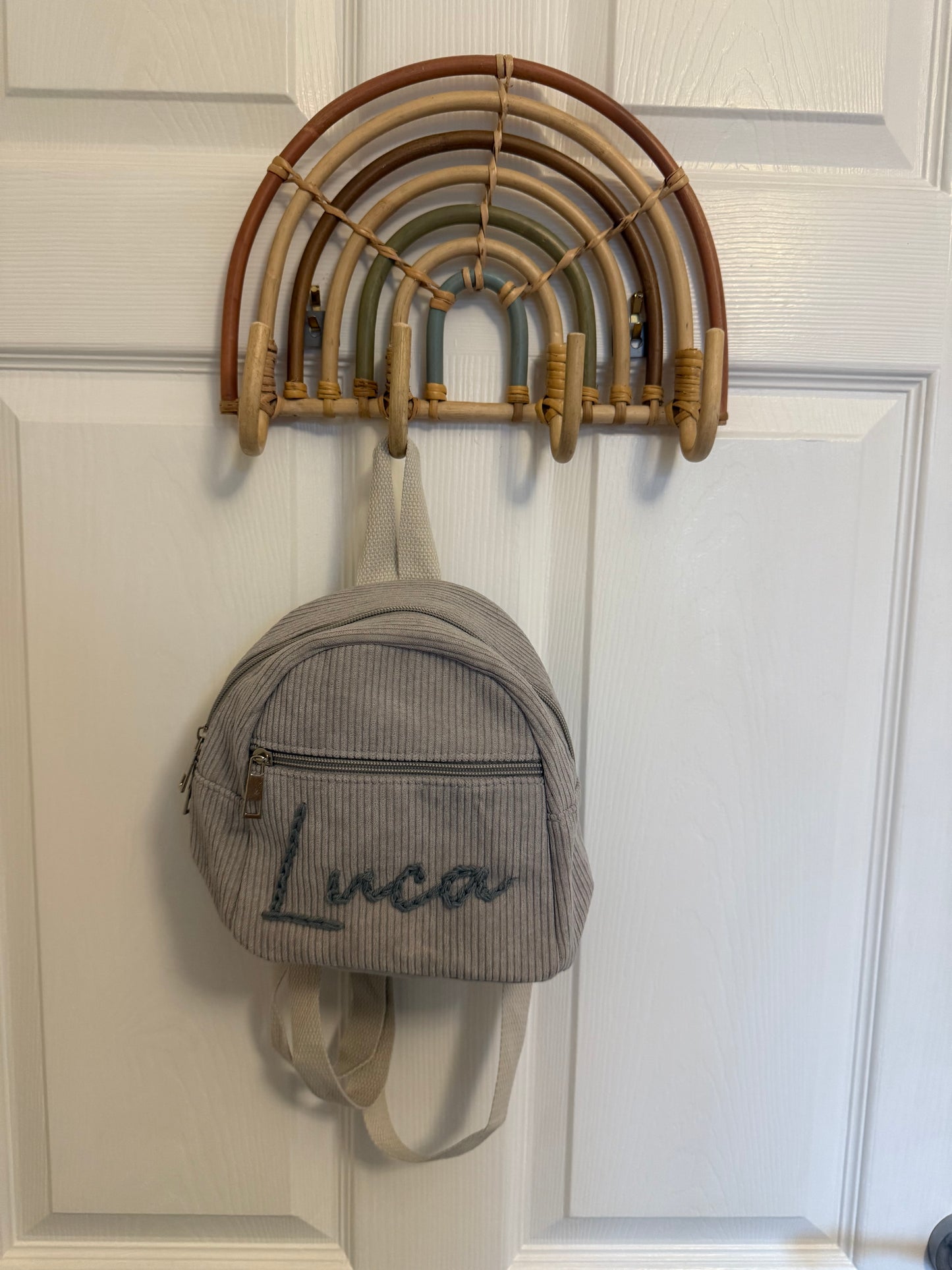 Toddler backpack grey