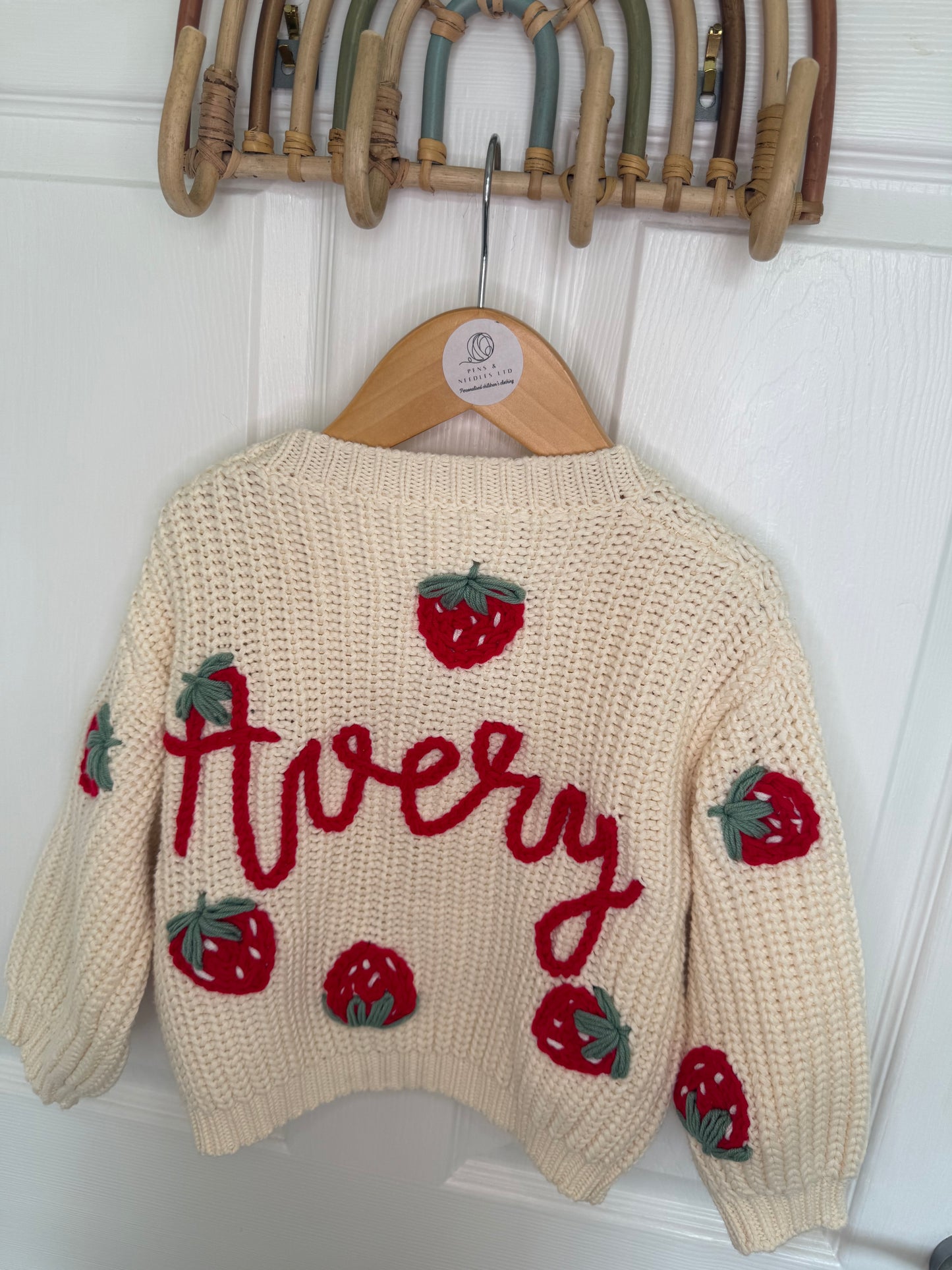 Strawberry cardigan 🍓 0-3 months to 18-24 months
