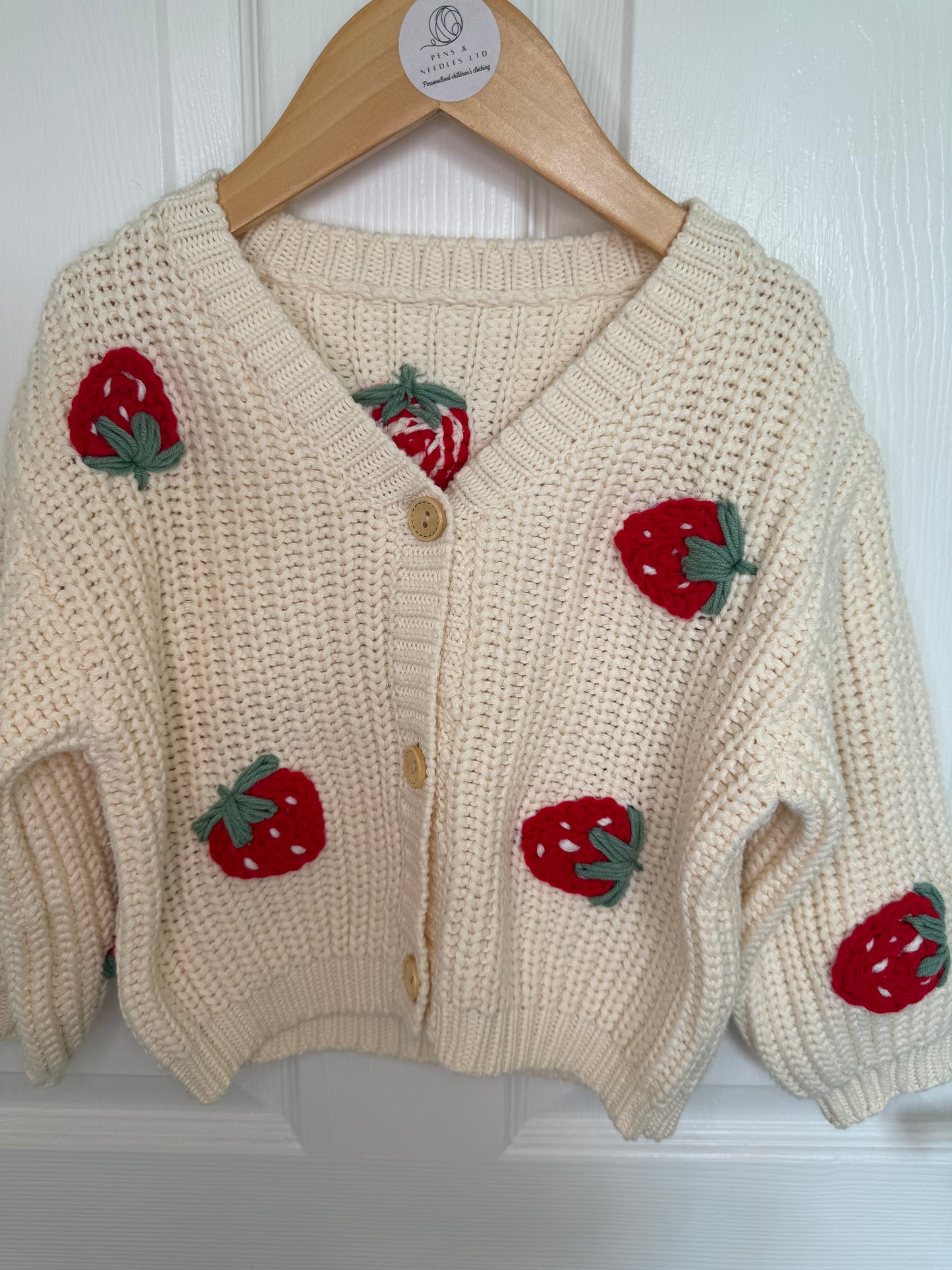 Strawberry cardigan 🍓 0-3 months to 18-24 months