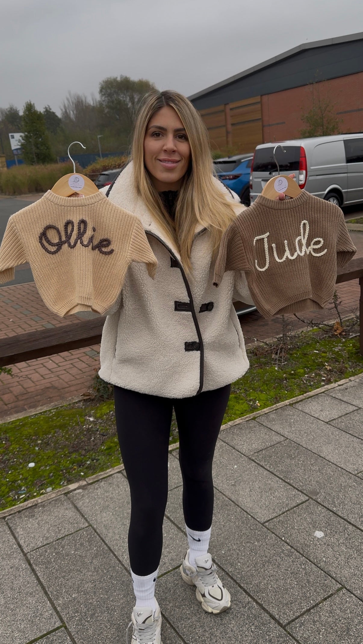 Name jumper baby sizes 0-3 months to 9-12 months