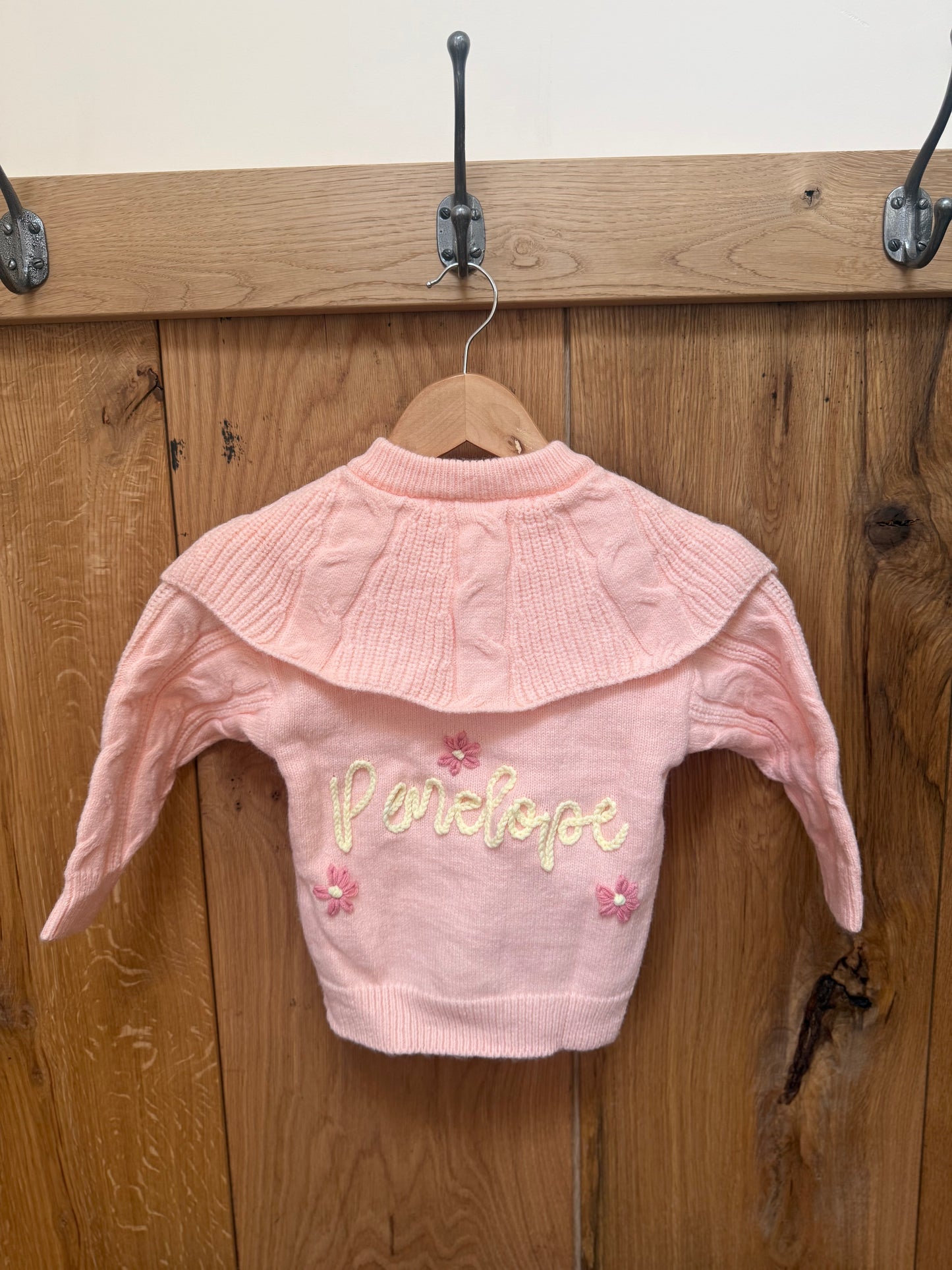 Pink cardigans