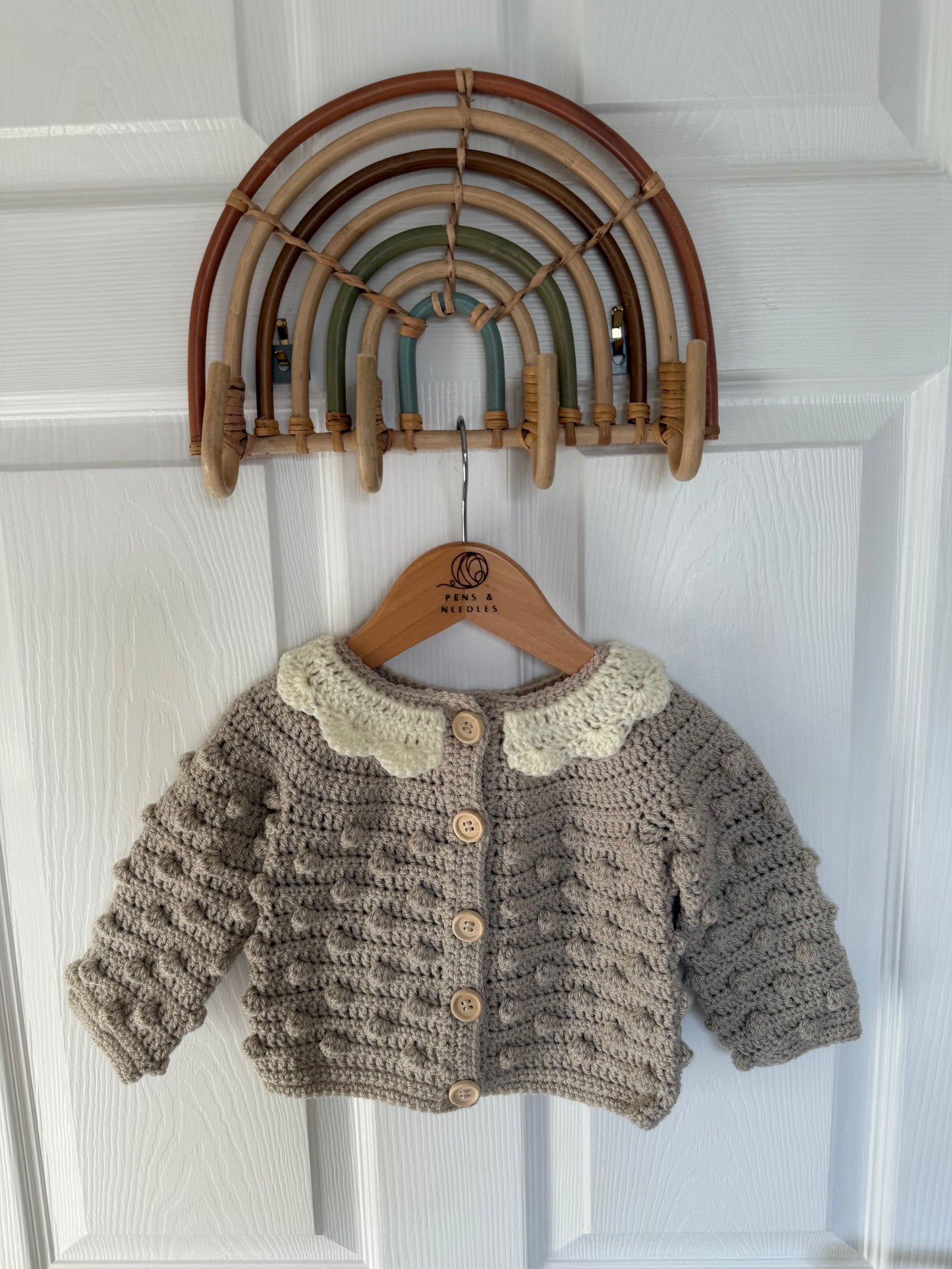Crochet cardigan 6-12 months