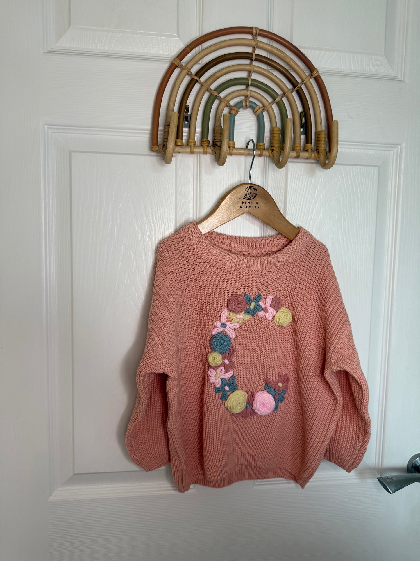 Floral jumper older kids 12 months to 5 years