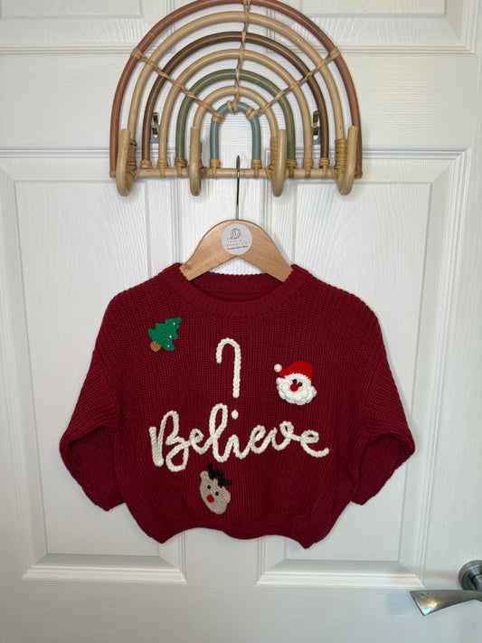 Believe Christmas jumper
