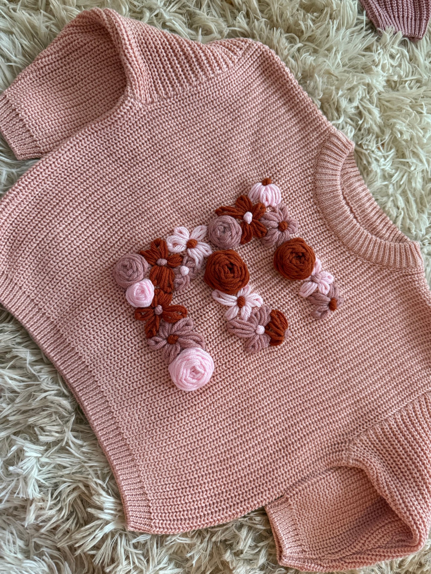 Floral jumper older kids 12 months to 5 years