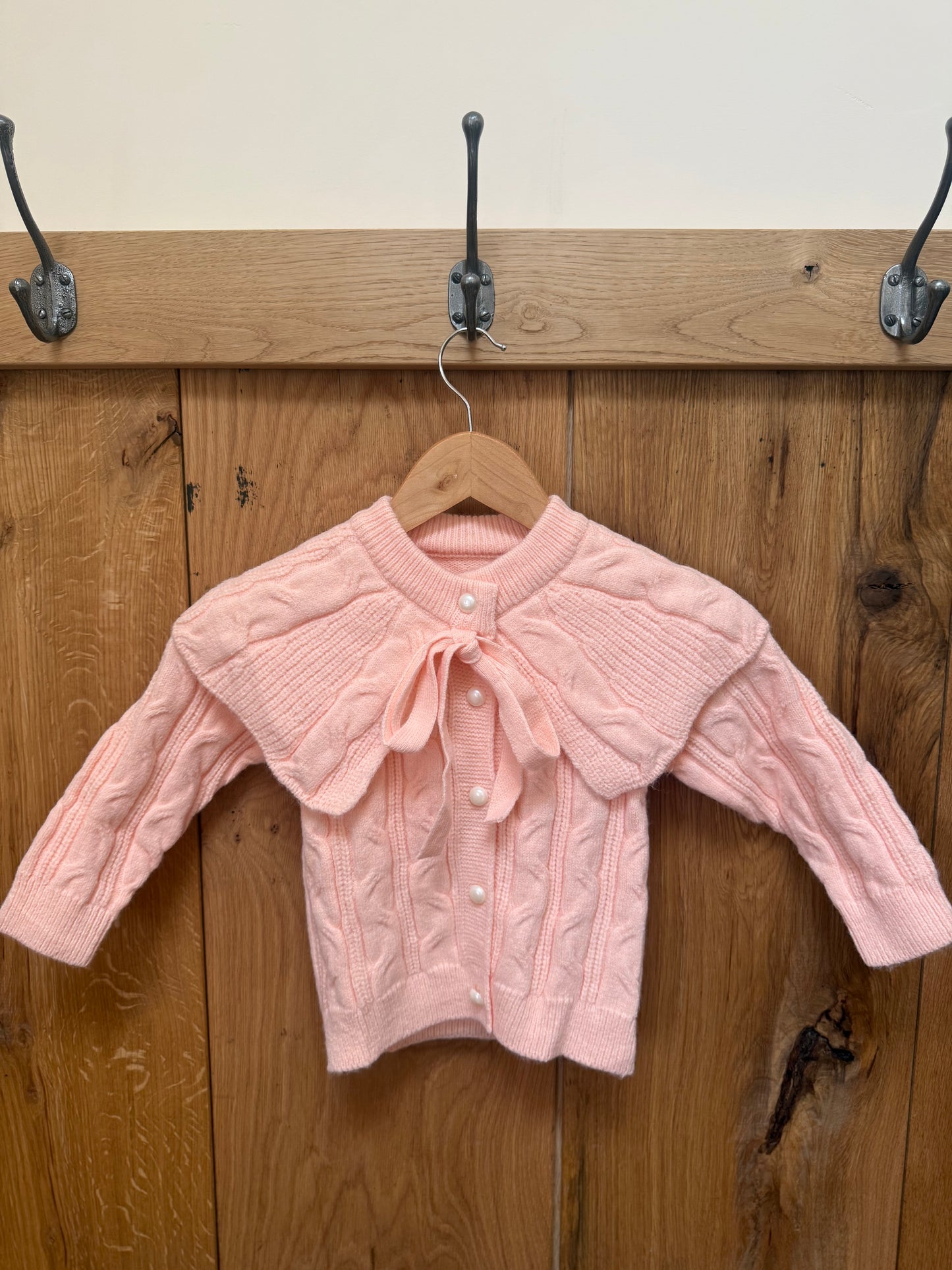 Pink cardigans