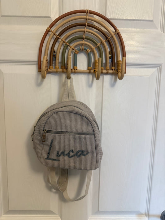 Toddler backpack grey