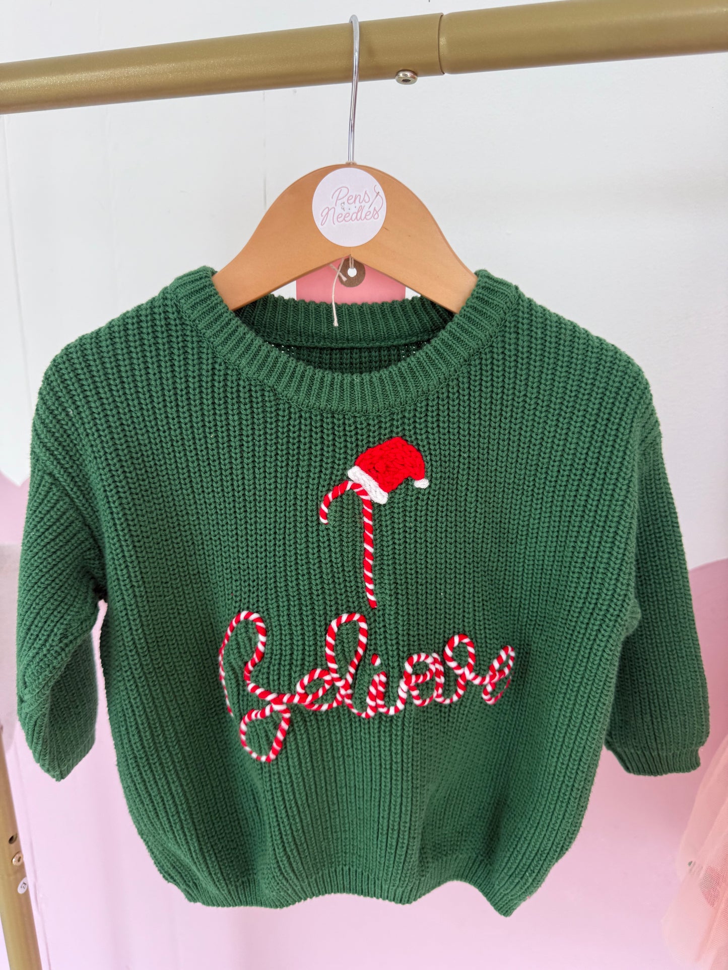 Believe Christmas jumper