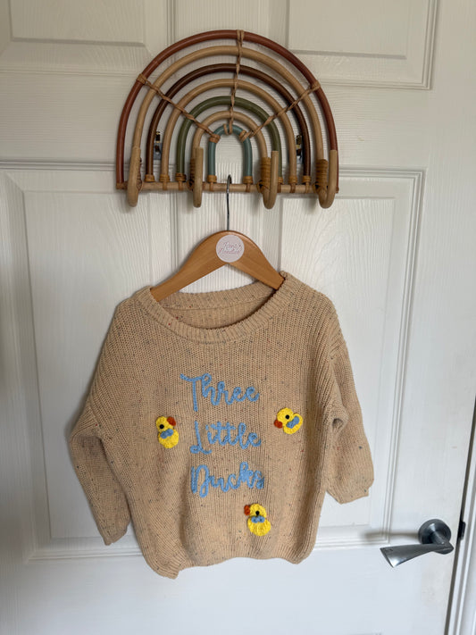 3 little ducks jumper