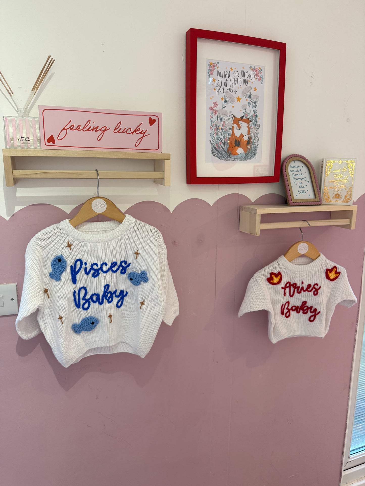 Star sign baby jumpers
