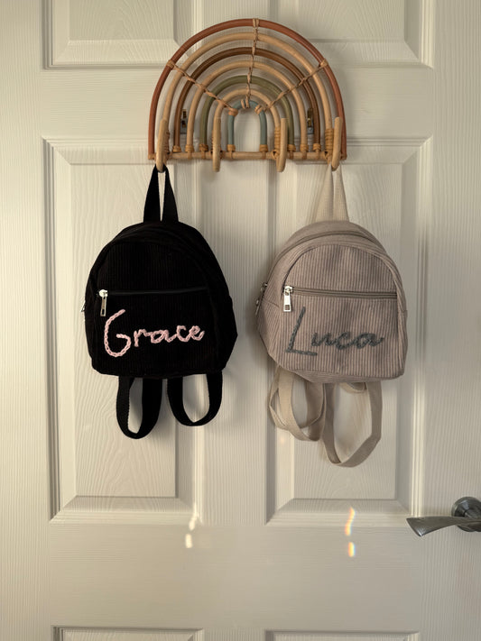 Toddler backpack black