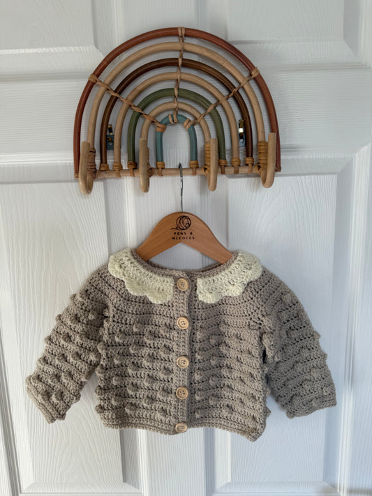 Crochet cardigan 6-12 months