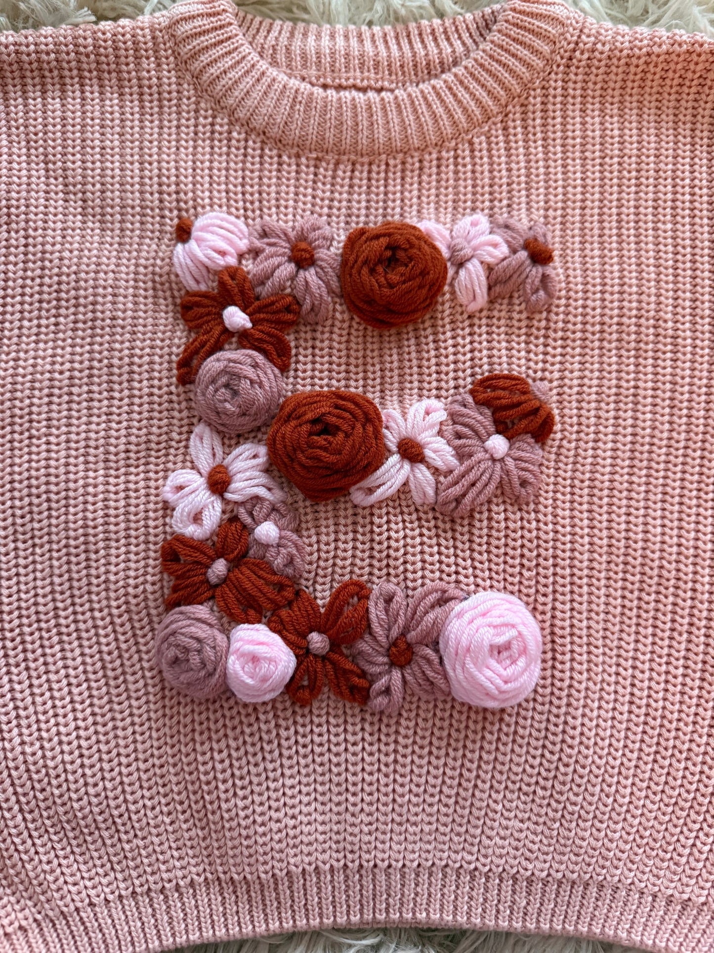 Floral jumper older kids 12 months to 5 years
