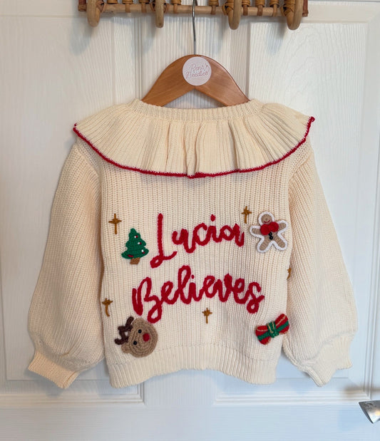 Believe Christmas Cardigans