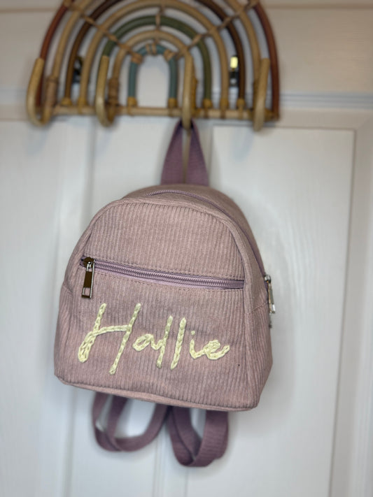 Toddler backpack lilac