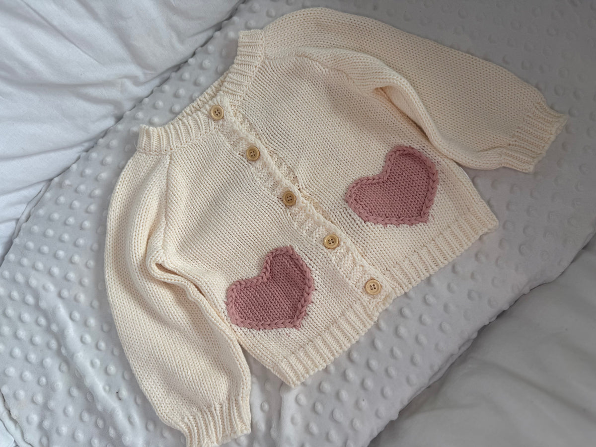 Love heart cardigan
