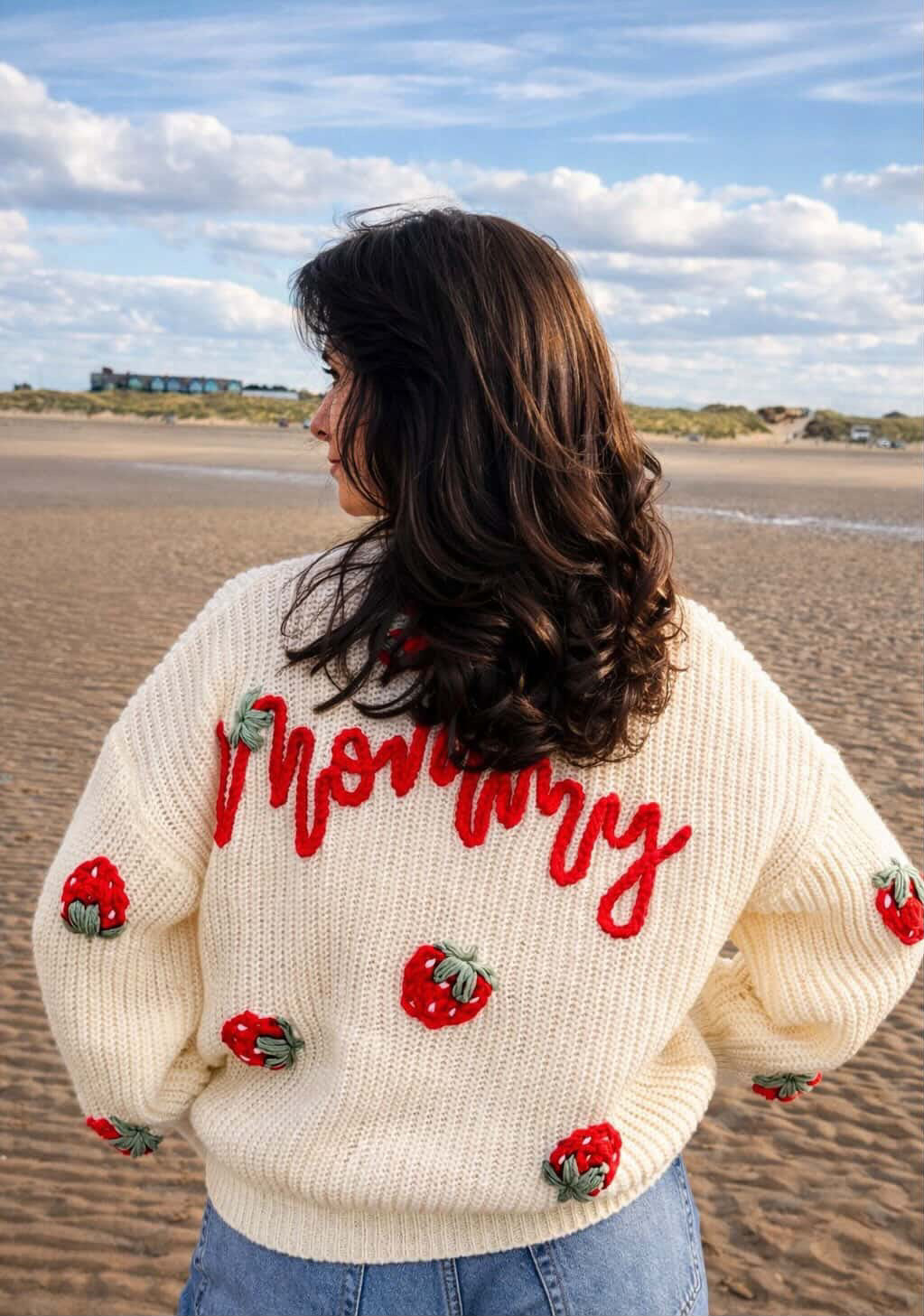 Strawberry cardigan mama
